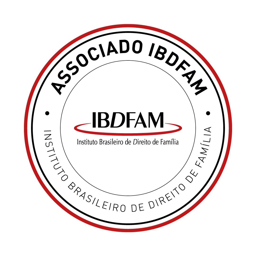 Selo de escritório associado com IBDFAM: Instituto Brasileiro de Direito de Família