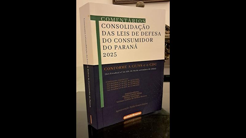 Disponível no site: E-book (amostra) “Comentários à Consolidação das Leis de Defesa do Consumidor do Paraná"