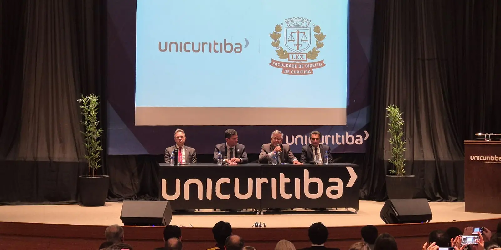 Aula Magna marca abertura do ano acadêmico no UniCuritiba com participação do professor Sérgio Moro