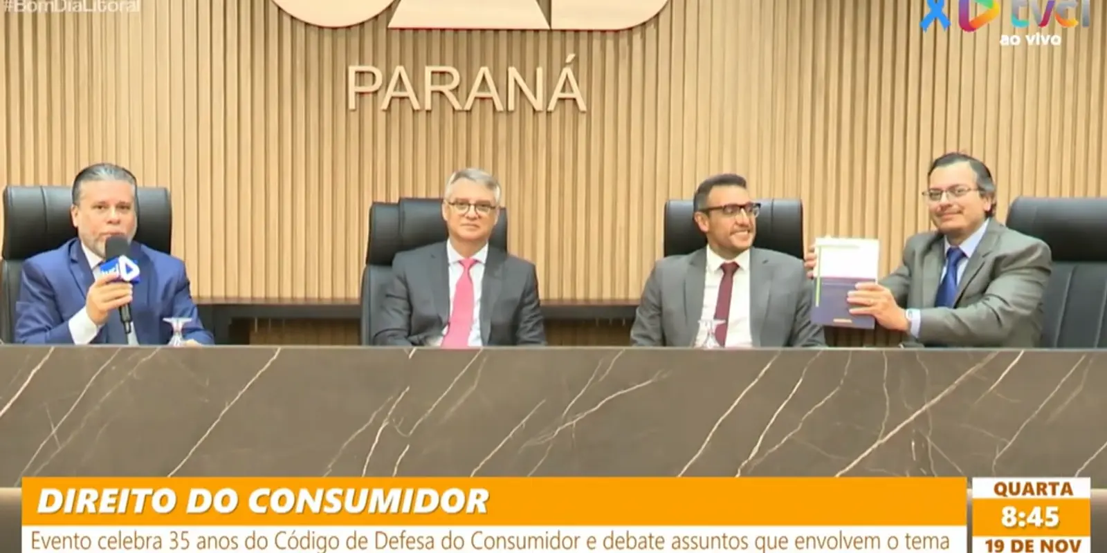 Escritório de Advocacia Pierre Lourenço & Associados concede entrevista à TVCI sobre congresso da OAB e pré-lançamento d