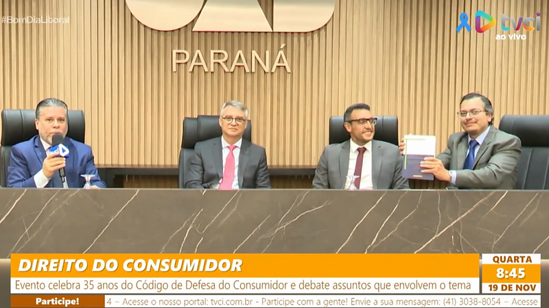 Escritório de Advocacia Pierre Lourenço & Associados concede entrevista à TVCI sobre congresso da OAB e pré-lançamento d